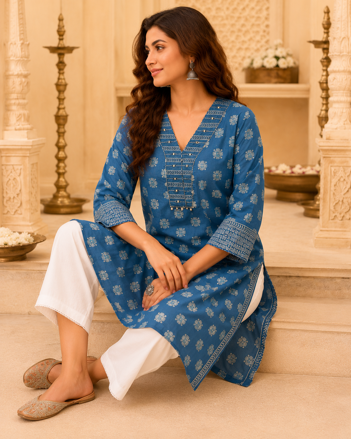 Skyblue-Kurta7