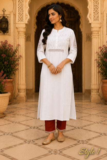 Meher Rust Elegance Kurta Set