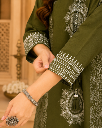 Green-Bandhani3