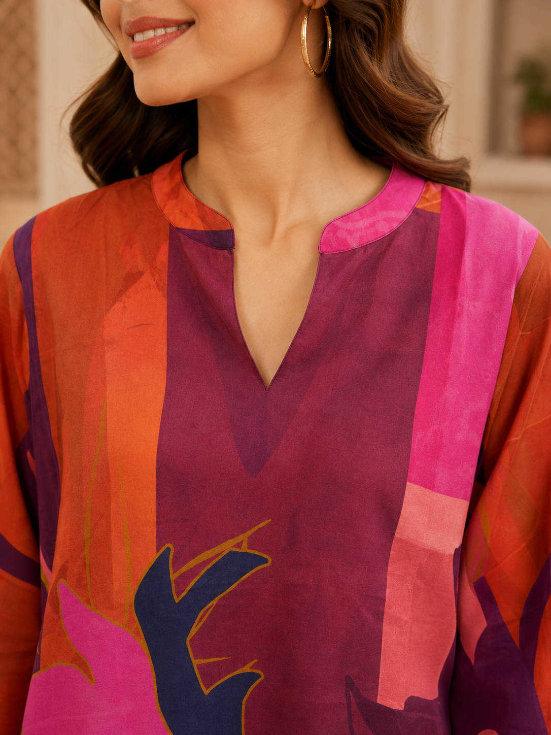 Multicolour Printed Tunic