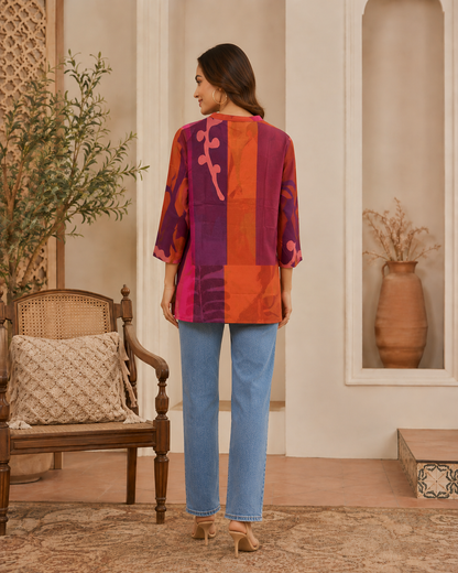 Multicolour Printed Tunic