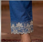 Royal Blue Embroidered Kurta Set
