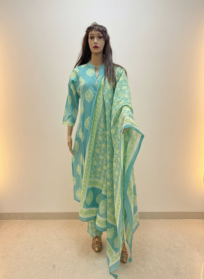 Sky Blue Kurta Set 3