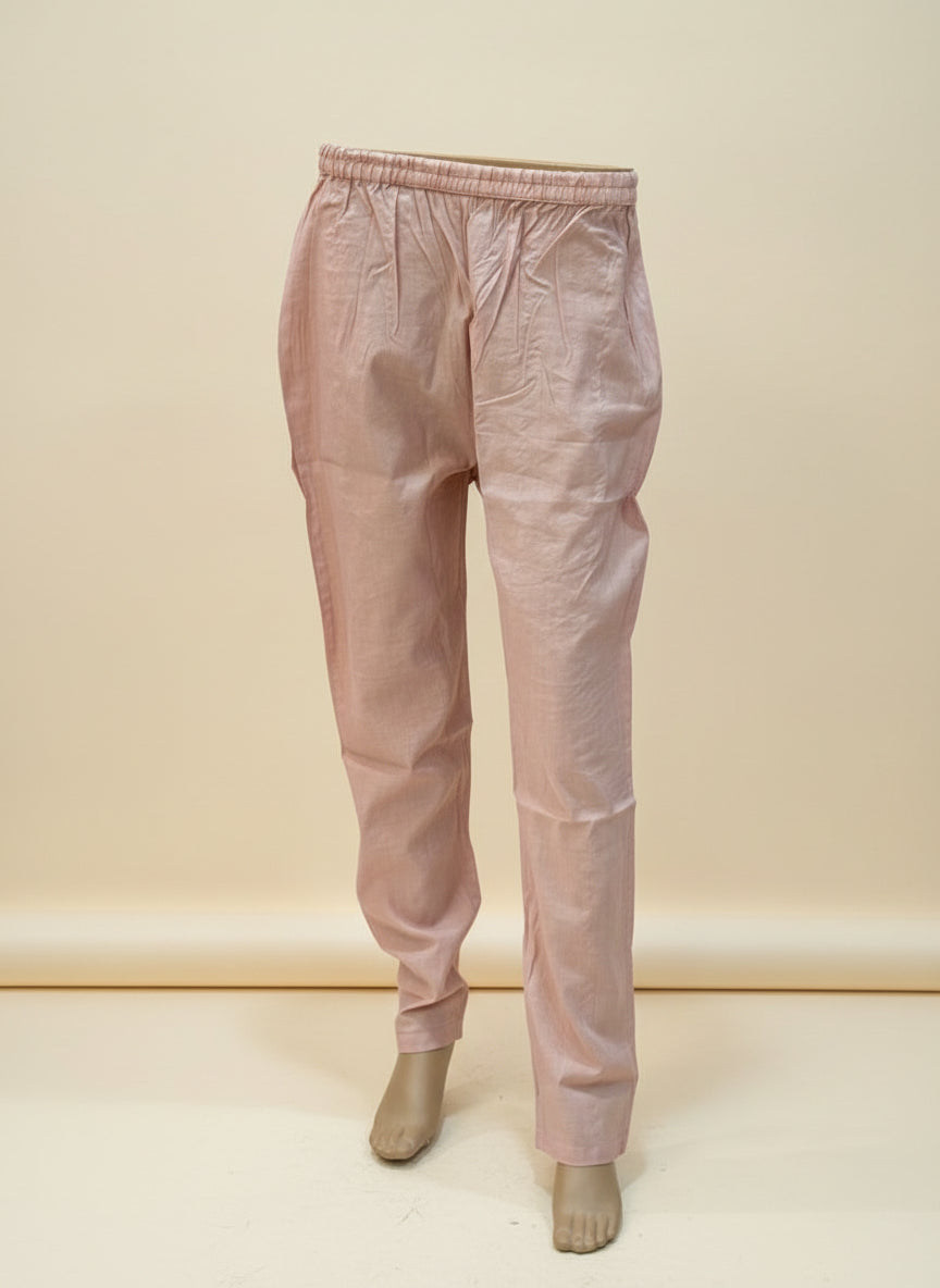 Soft Pastel Pink Threadwork Kurta Set with Dupatta