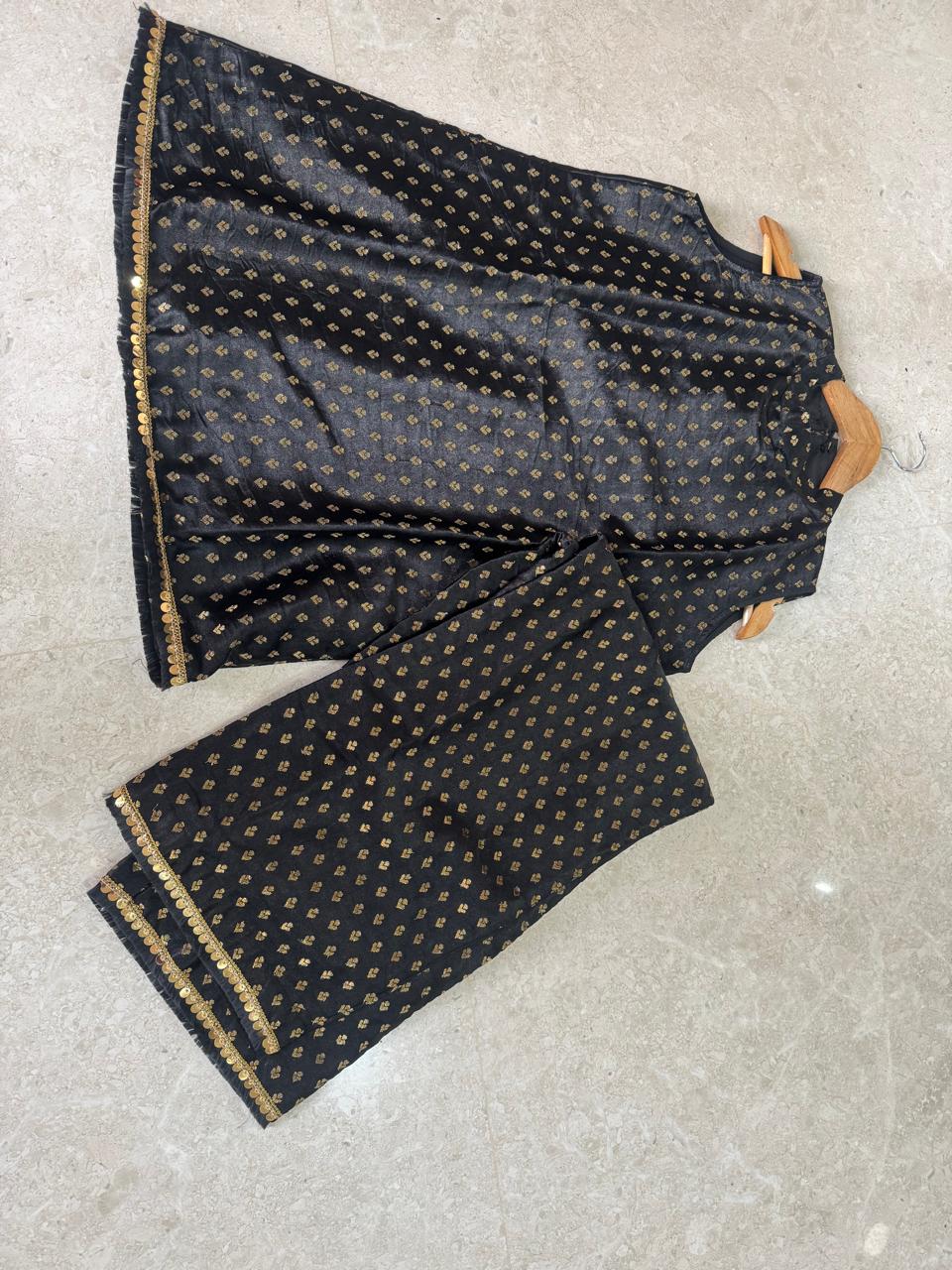 Black and Gold Co-ord Set