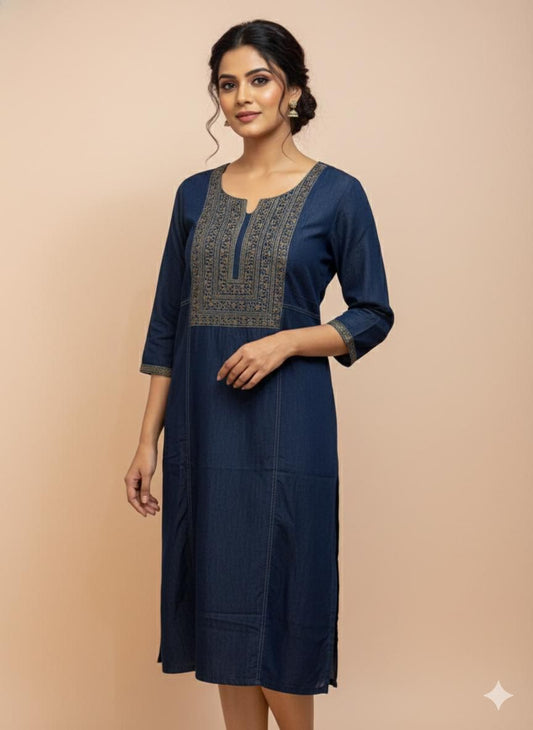 Indigo Grace Denim Dress