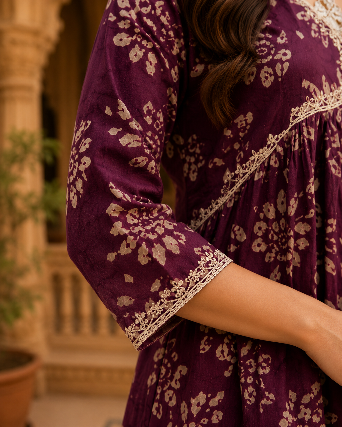Bollywood Style - Long Slit Kurta Set
