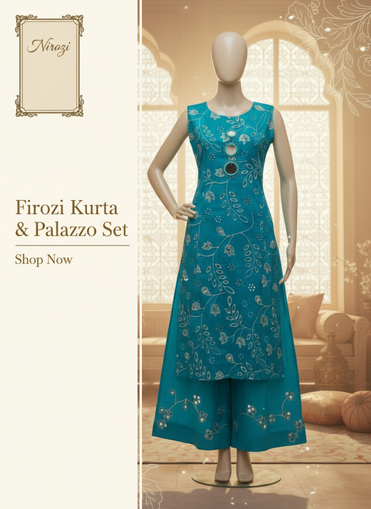 Firozi Kurta Set Banner - Clean Version