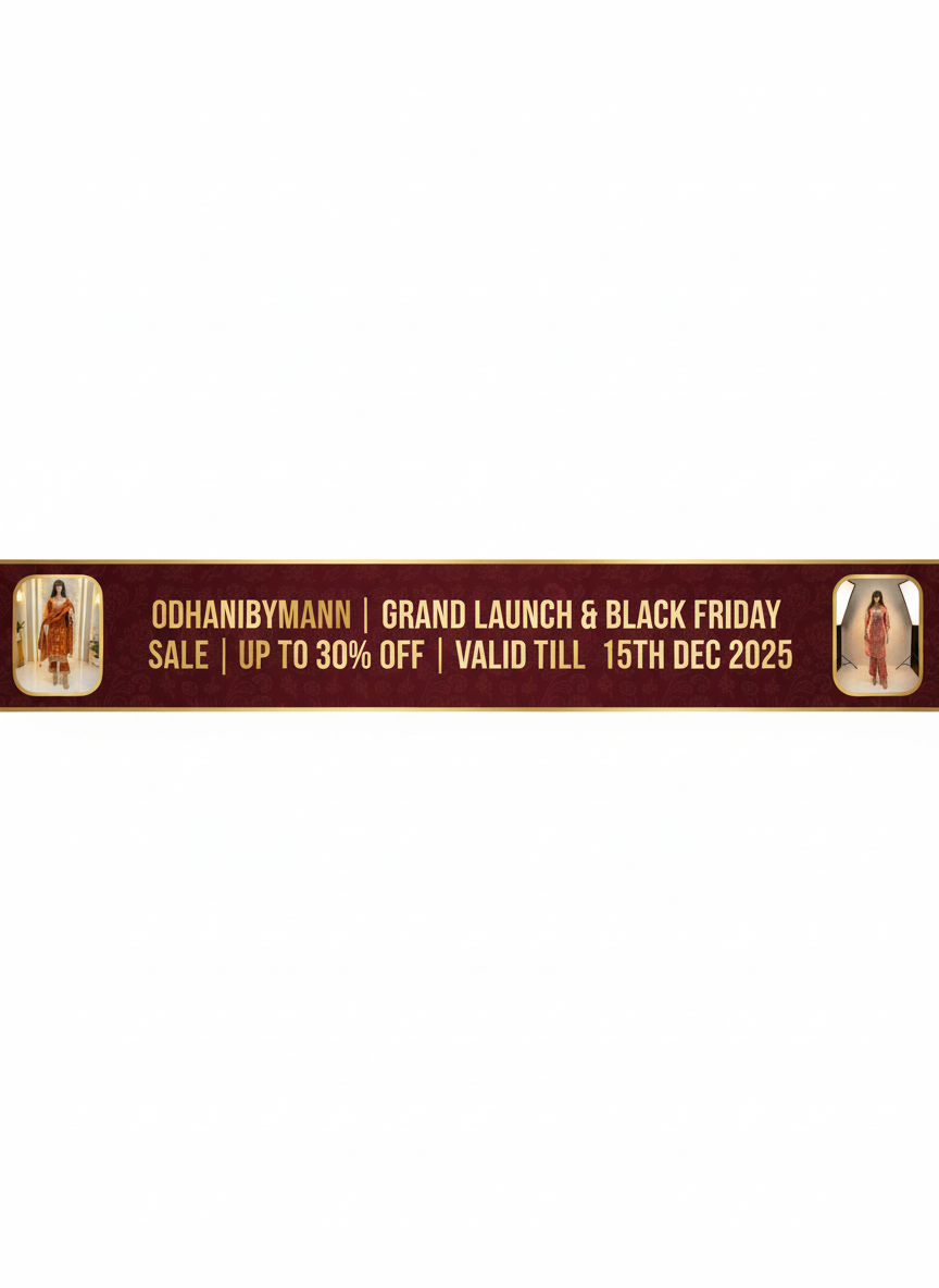 Odhanibymann Announcement Bar Banner