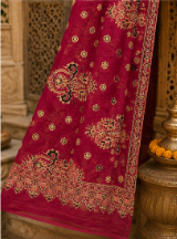 Pink Cotton Printed Aline Kurta Set