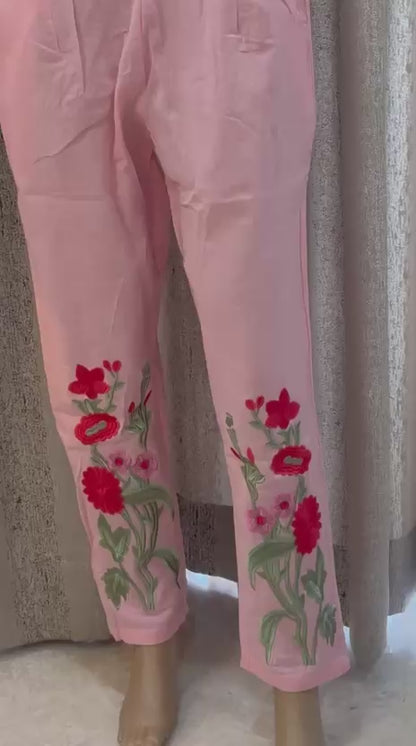 Pink Cotton Co-ord Set