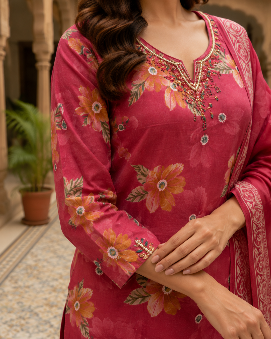 rose pink floral3