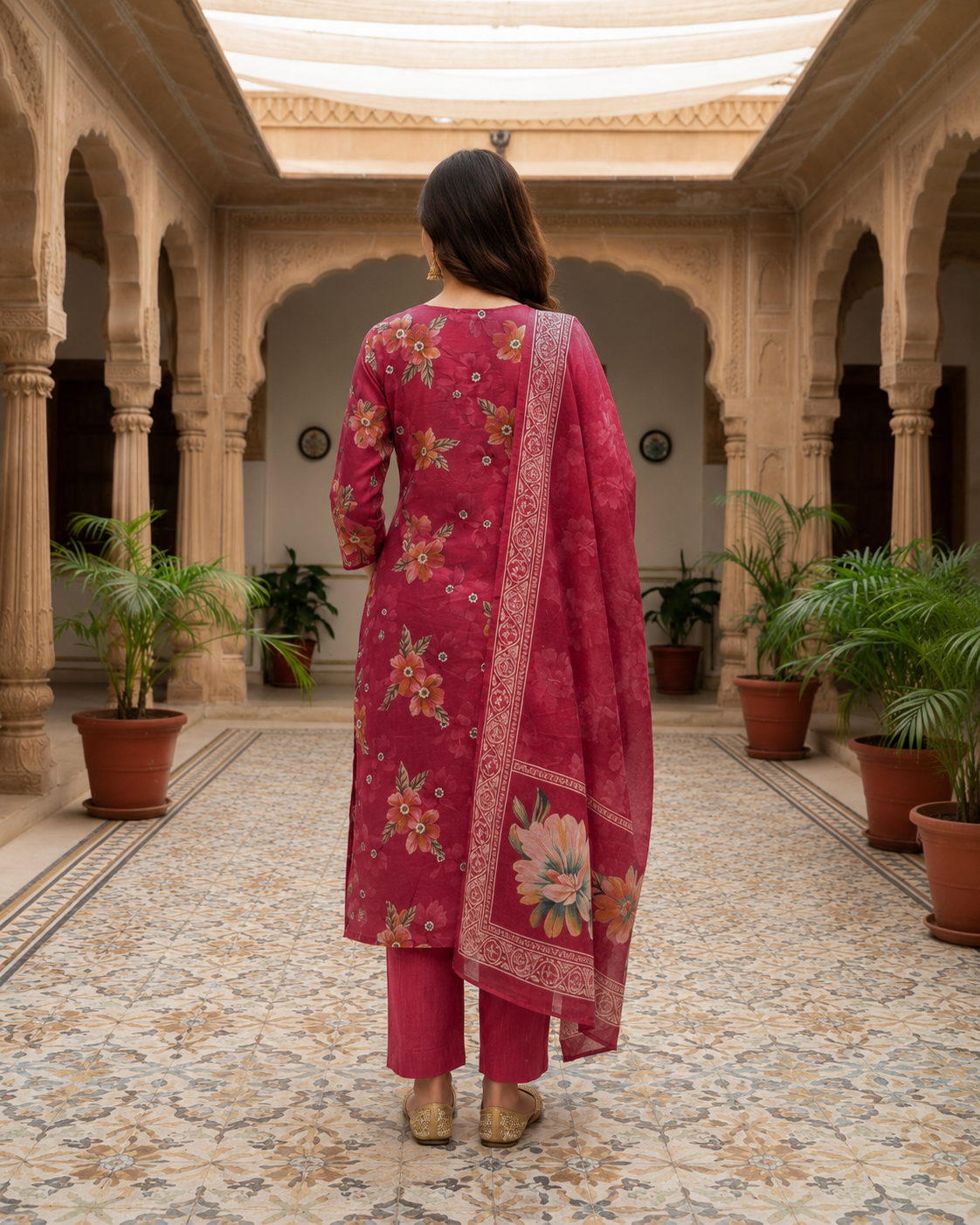 rose pink floral4